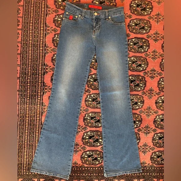 Y2K Bongo Low Rise Flair Jean - Picture 1 of 9